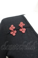 画像3: Ozz On / チャイナ&龍プリントトップス  黒Ｘ赤 I-26-04-27-034-OO-TO-SA-ZI (3)