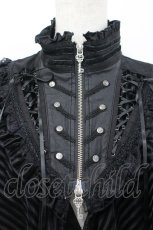 画像3: Rozen Kavalier / ストライプナポレオンケープ  ブラック I-26-04-27-035-OO-TO-SA-ZI (3)