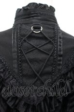 画像4: Rozen Kavalier / ストライプナポレオンケープ  ブラック I-26-04-27-035-OO-TO-SA-ZI (4)