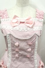 画像4: BABY,THE STARS SHINE BRIGHT / くみゃちゃんのLovely Paradeジャンパースカート  ピンク I-26-04-27-042-BA-OP-AS-ZI (4)