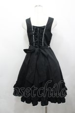 画像5: ALICE and the PIRATES / ジュリアフリルジャンパースカート  黒ｘ白 I-26-04-27-043-PA-OP-AS-ZI (5)