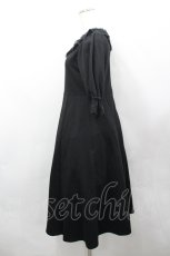 画像2: Moi-meme-Moitie / コフィンレースカトリーヌワンピース  黒 I-26-04-27-047-MO-OP-SA-ZI (2)