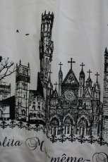 画像4: Moi-meme-Moitie / サイレントムーンワンピース(ミディアム丈)  白Ｘ黒 I-26-04-27-053-MO-OP-SA-ZI (4)