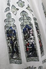 画像4: Moi-meme-Moitie / ステンドグラスプリントサテンワンピース 2 白 I-26-04-27-054-MO-OP-SA-ZI (4)