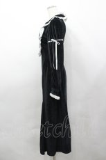 画像2: DimMoire / Gothicハートロングドレス  黒Ｘ白 I-26-04-27-058-0-OP-SA-ZI (2)