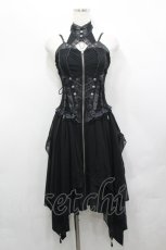 画像1: OZZ ANGELO / 薔薇刺 キャミワンピース  ブラック I-26-04-27-061-OO-OP-SA-ZI (1)