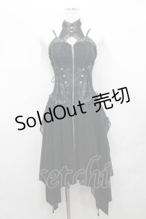 00s 希少 ozz angelo 総柄ボーン入りコルセットキャミ gothic Ozz angelo - closet child オンラインショップ