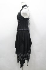 画像2: OZZ ANGELO / 薔薇刺 キャミワンピース  ブラック I-26-04-27-061-OO-OP-SA-ZI (2)