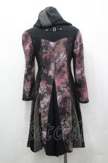 画像3: Ozz Croce / フード付メッシュ切替ZIPワンピース  黒 I-26-04-27-062-OO-OP-TE-ZI (3)