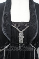 画像4: Ozz Croce / ローズプリントレイヤード風チュニック  黒×赤 I-26-04-27-063-OO-TO-TE-ZI (4)