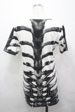画像2: CIVARIZE / Harm ボーンプリントTシャツ  白 I-26-04-27-008-GO-TS-TE-ZI (2)