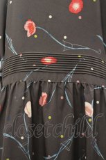 画像4: PINK HOUSE / 一輪の花総柄半袖ワンピース  ブラウン I-26-04-27-065-LO-OP-SA-ZI (4)