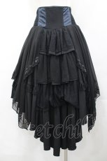 画像3: OZZ ANGELO / 香水瓶pt&薔薇刺繍コルセットスカート  黒 I-26-04-27-068-OO-SK-SA-ZI (3)