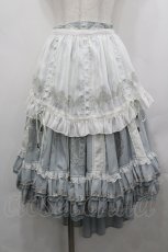 画像1: Ozz oneste / Star Wizard エプロン付きバッスルスカート  サックス I-26-04-27-069-OO-SK-SA-ZI (1)