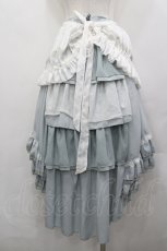 画像3: Ozz oneste / Star Wizard エプロン付きバッスルスカート  サックス I-26-04-27-069-OO-SK-SA-ZI (3)