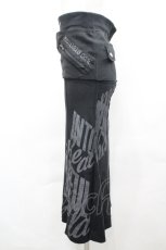 画像2: GHOST of HARLEM / プリントマキシスカート F 黒 I-26-04-27-072-GL-SK-TE-ZI (2)