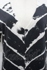画像3: CIVARIZE / Refuseムラ染めタイダイTシャツ 44 黒×白 I-26-04-27-009-GO-TS-TE-ZI (3)
