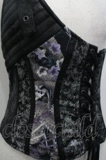 画像3: Qutie Frash / ワンショルダーコルセット  黒Ｘパープル I-26-04-27-074-QU-ZA-SA-ZI (3)