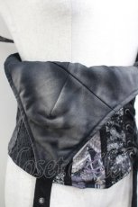 画像4: Qutie Frash / ワンショルダーコルセット  黒Ｘパープル I-26-04-27-074-QU-ZA-SA-ZI (4)