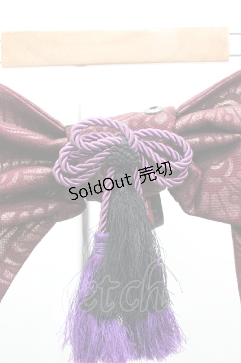 画像3: Qutie Frash / 飾り帯リボン  エンジ I-26-04-27-077-QU-ZA-SA-ZI (3)