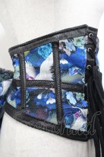 画像3: Qutie Frash / 鶴和柄リボン帯コルセット  青Ｘ白 I-26-04-27-079-QU-TO-SA-ZI (3)