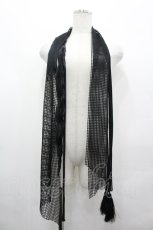 画像1: Qutie Frash / ストール  黒 I-26-04-27-083-QU-ZA-TE-ZI (1)