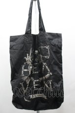 画像1: h.NAOTO / プリントエコバッグ  黒 I-26-04-27-085-HN-TO-TE-ZI (1)