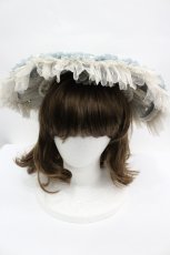 画像2: Hoshibako Works / ベルジェール帽子  サックス I-26-04-27-089-LO-AC-SA-ZI (2)