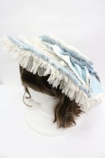 画像3: Hoshibako Works / ベルジェール帽子  サックス I-26-04-27-089-LO-AC-SA-ZI (3)