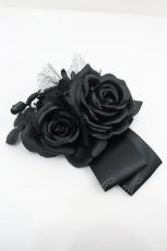 画像1: ATELIER PIERROT / ローズブーケコサージュ  ブラック I-26-04-27-094-EL-ZA-SA-ZI (1)