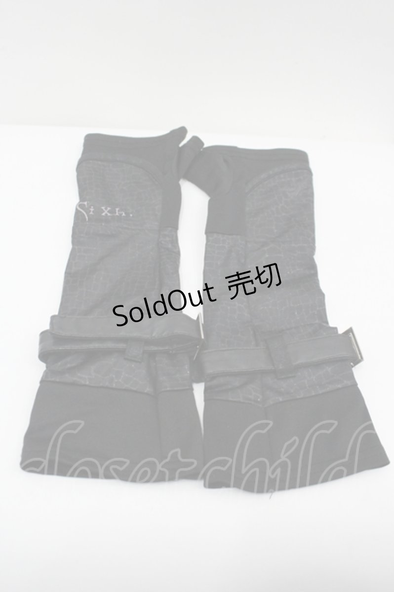 画像2: Sixh / ベルトアームカバー  黒 I-26-04-27-096-HN-ZA-SA-ZI (2)