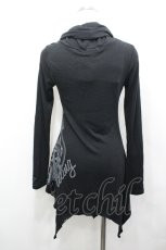 画像2: GHOST of HARLEM / スカルプリントハイネックカットソー  黒 I-26-04-27-012-GL-TS-TE-ZI (2)