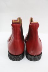 画像2: PINK HOUSE / サイドゴアショートブーツ M 赤 I-26-04-27-118-LO-SH-SA-ZI (2)