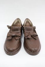 画像1: PINK HOUSE / パンチングシューズ 3M ブラウン I-26-04-27-119-LO-SH-SA-ZI (1)