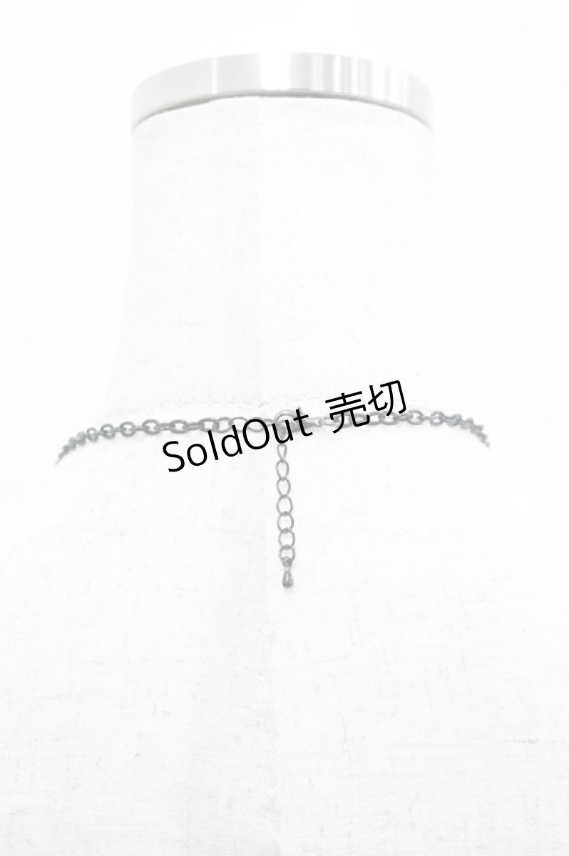 画像3: h.NAOTO / レースモチーフ&カメオネックレス  ブラック I-26-04-27-124-HN-AC-SA-ZI (3)