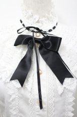 画像3: BABY,THE STARS SHINE BRIGHT / エリザベスブラウス  白ｘ黒 I-26-04-27-002-BA-BL-AS-ZI (3)