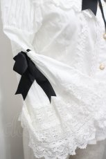 画像4: BABY,THE STARS SHINE BRIGHT / エリザベスブラウス  白ｘ黒 I-26-04-27-002-BA-BL-AS-ZI (4)