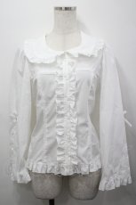 画像1: metamorphose / Dress upフレアスリーブブラウス 1 黒 I-26-04-27-003-ME-BL-SA-ZI (1)