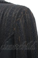 画像4: NAOTO SEVEN / 襟付きレースシアーカーディガン  黒 I-26-04-27-026-HN-TO-TE-ZI (4)
