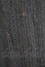 画像5: NAOTO SEVEN / 襟付きレースシアーカーディガン  黒 I-26-04-27-026-HN-TO-TE-ZI (5)
