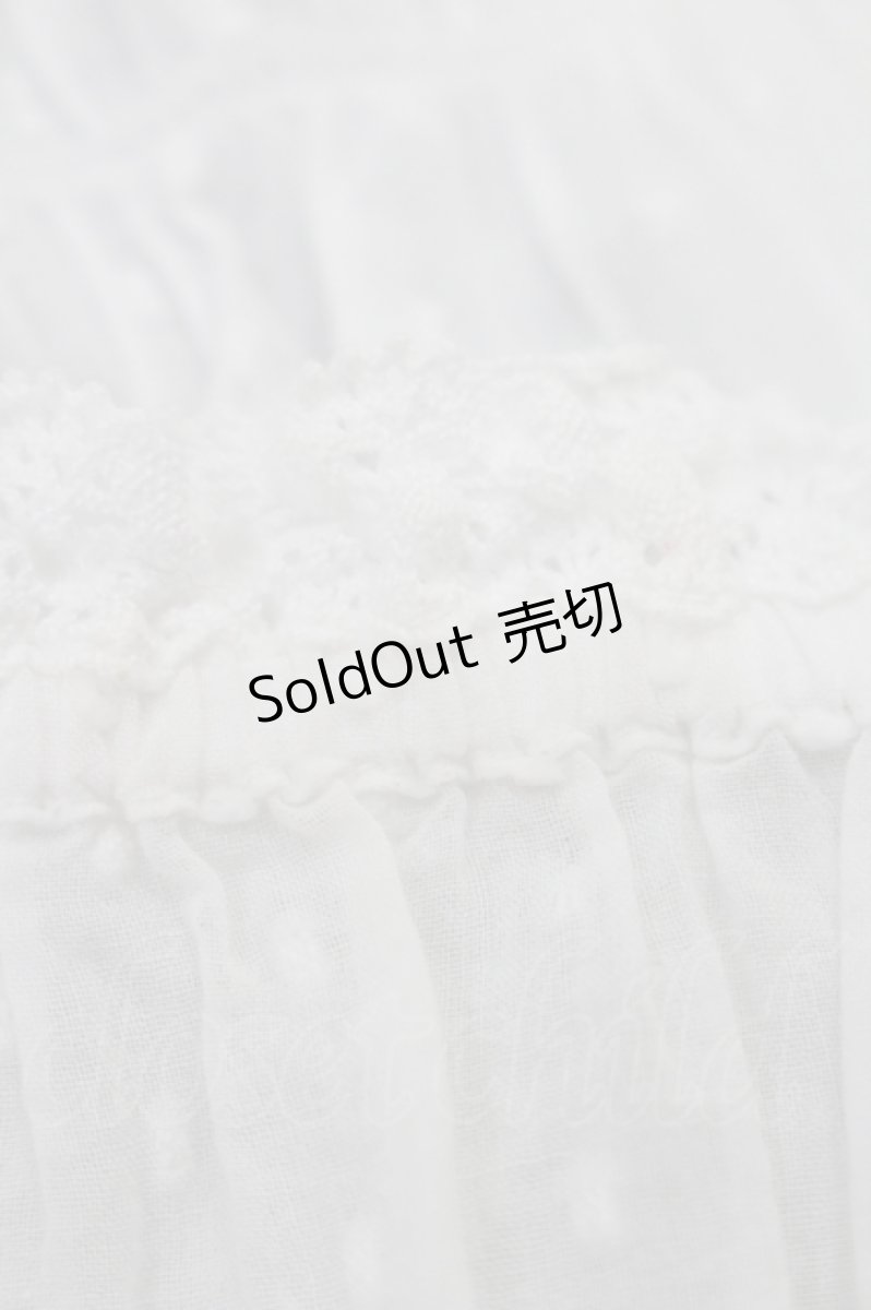 画像4: Emily Temple cute / ドビードット半袖ブラウス  白 I-26-04-29-025-ET-BL-SA-ZI (4)