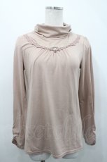 画像1: axes femme / 袖モチーフ付きタートル M ピンク I-26-04-29-003-AX-TO-TE-ZI (1)