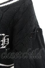 画像3: Ank Rouge / Vネックニットトップス  黒Ｘ白 I-26-04-29-028-CA-TO-SA-ZI (3)