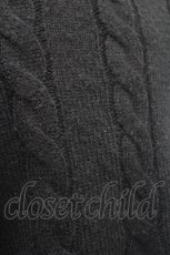 画像4: Ank Rouge / Vネックニットトップス  黒Ｘ白 I-26-04-29-028-CA-TO-SA-ZI (4)