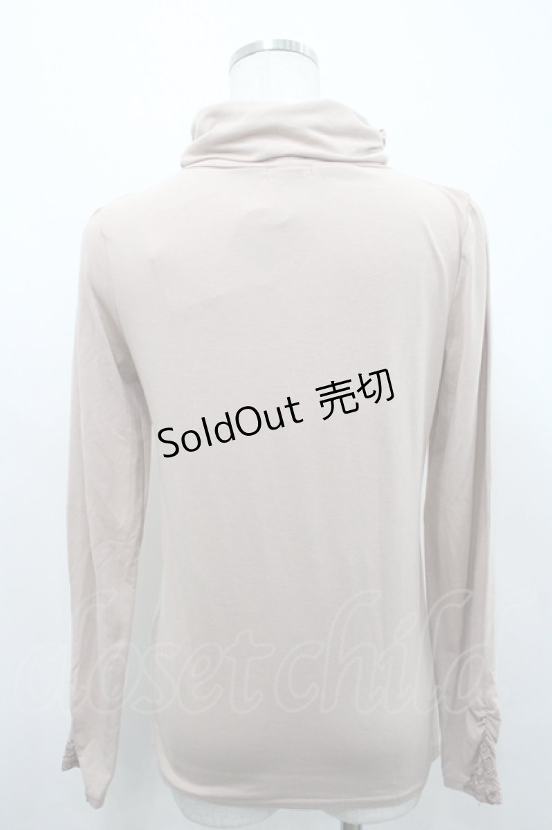 画像2: axes femme / 袖モチーフ付きタートル M ピンク I-26-04-29-003-AX-TO-TE-ZI (2)