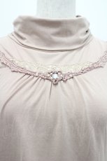 画像3: axes femme / 袖モチーフ付きタートル M ピンク I-26-04-29-003-AX-TO-TE-ZI (3)