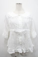 画像1: BABY,THE STARS SHINE BRIGHT / Cheerful Cherryブラウス  白 I-26-04-29-037-BA-BL-SA-ZI (1)