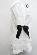 画像5: BABY,THE STARS SHINE BRIGHT / エリザベスブラウス  白Ｘ黒 I-26-04-29-039-BA-BL-SA-ZI (5)