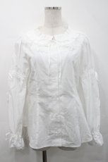 画像1: ALICE and the PIRATES / アマリアブラウス  白 I-26-04-29-040-PA-BL-SA-ZI (1)