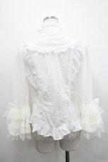 画像2: Angelic Pretty / Romantic Sweet Lacyブラウス  白 I-26-04-29-042-AP-BL-SA-ZI (2)